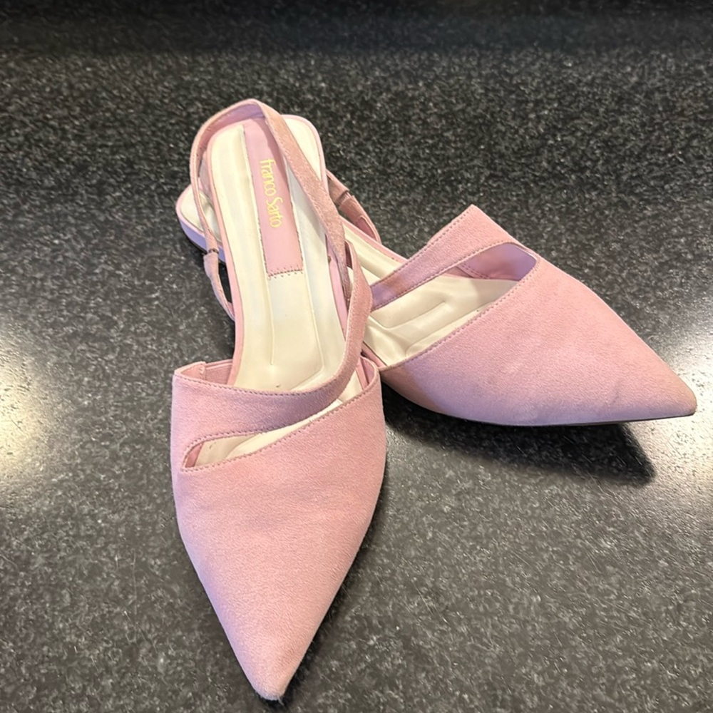 Franco Sarto: Suede Slingback Flats